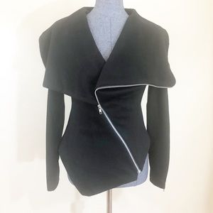 BLACK WOOL JACKET